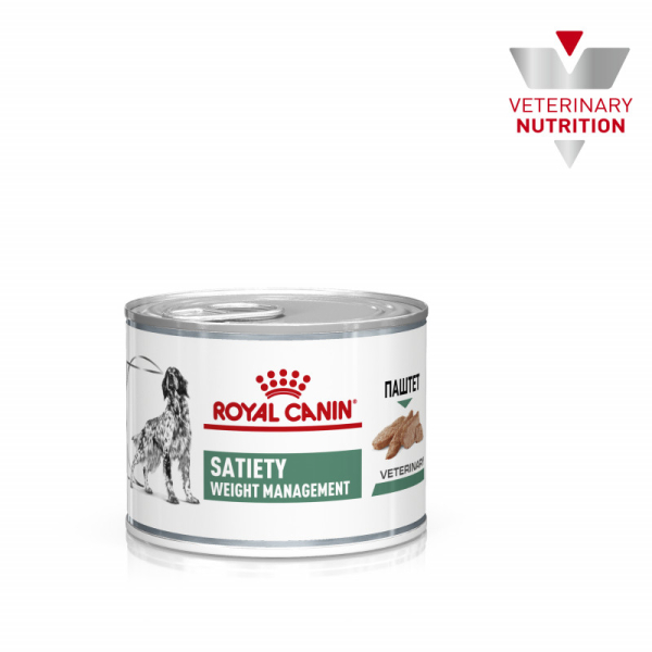 Royal Canin Satiety Weight Management Корм диетический для взрослых собак для снижения веса (паштет), 410г