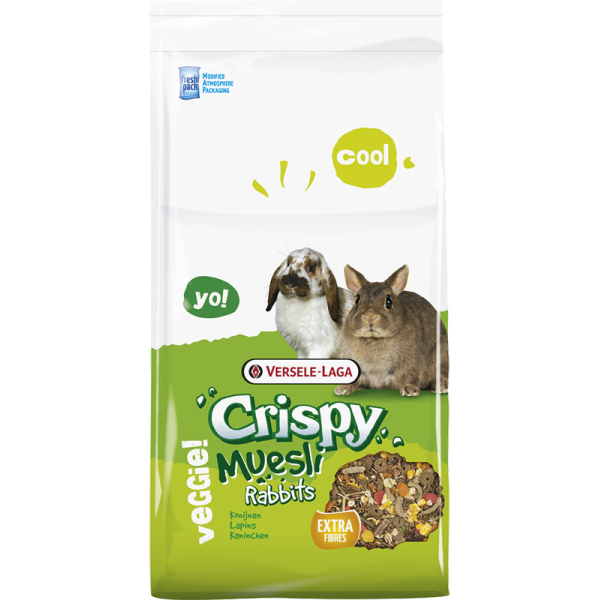 Versele Laga Crispy Muesli Rabbits Полноценный корм для (карликовых) кроликов