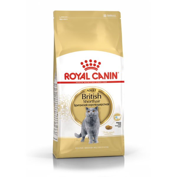 Royal Canin British Shorthair Adult Корм сухой сбалансированный для взрослых британских короткошерстных кошек