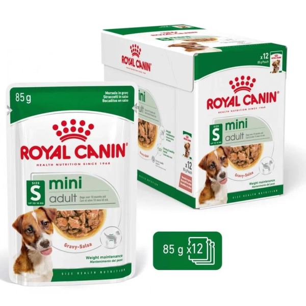 Royal Canin Mini Adult Корм консервированный для взрослых собак мелких размеров до 12 лет, 85 г