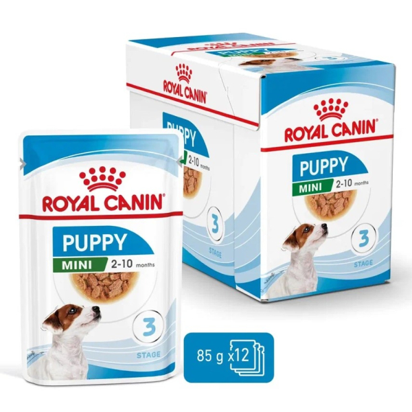 Royal Canin Mini Puppy Корм консервированный для щенков мелких размеров до 10 месяцев, 85г